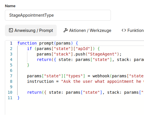 Code-Editor für eine effiziente Systemintegration